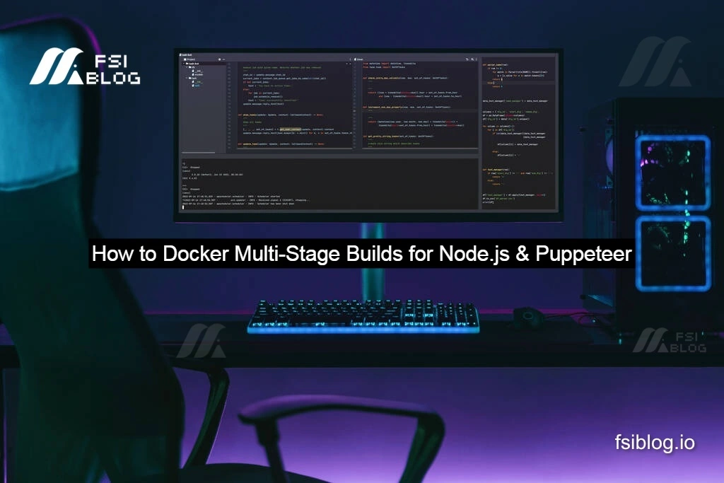 How to Docker Multi-Stage Builds for Node.js & Puppeteer