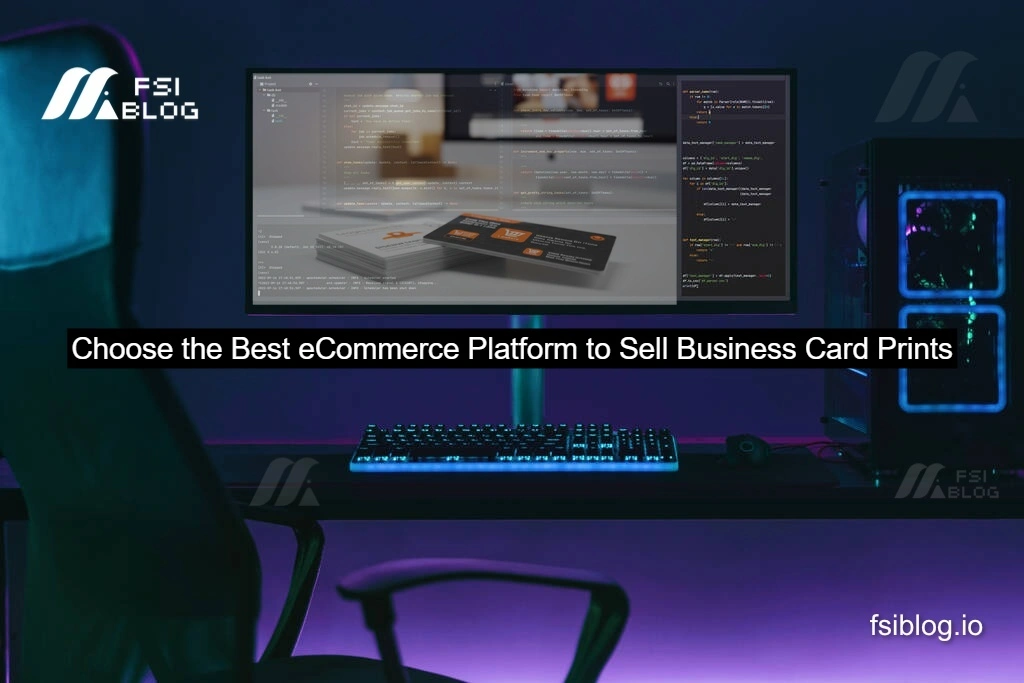 Choose the Best eCommerce Platform to Sell Business Card Prints