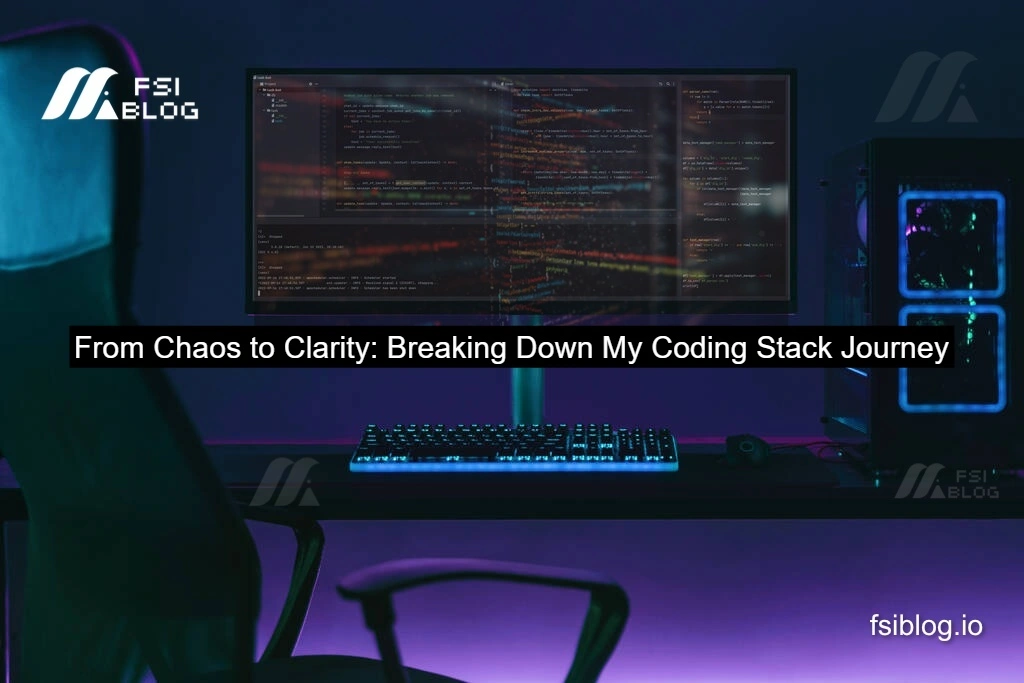 From Chaos to Clarity Breaking Down My Coding Stack Journey