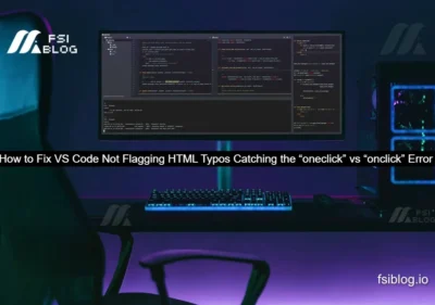 How to Fix VS Code Not Flagging HTML Typos Catching the “oneclick” vs “onclick” Error
