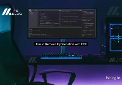 How to Remove Hyphenation with CSS